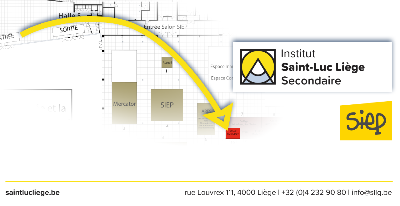 Télécharge le plan pour nous retrouver rapidement au Stand 16 du Salon SIEP 2026 !